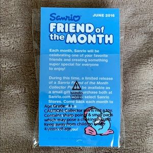 Sanrio Other - Sanrio Friend of the Month pin Sanrio Other - Sanrio Friend of the Month pin